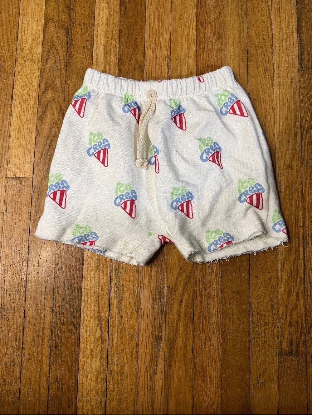 Coco Knot Boys 4T Ice Cream Print Shorts